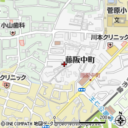 大阪府枚方市藤阪中町32-3周辺の地図
