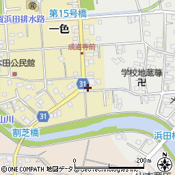 静岡県焼津市一色330周辺の地図