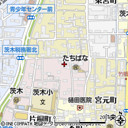 大阪府茨木市片桐町11周辺の地図