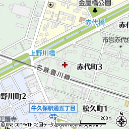 陶山工務店周辺の地図