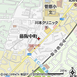 大阪府枚方市藤阪中町3-11周辺の地図