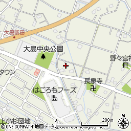 静岡県焼津市大島962周辺の地図