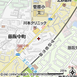 大阪府枚方市藤阪中町7-1周辺の地図