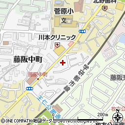 東洋カーマックス藤阪中町第２駐車場周辺の地図