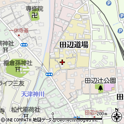 京都府京田辺市田辺道場15周辺の地図