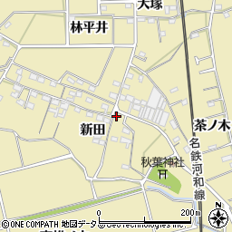 愛知県知多郡武豊町冨貴新田周辺の地図