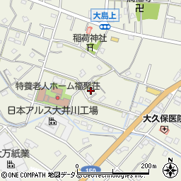 静岡県焼津市大島627周辺の地図