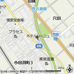 愛知県豊川市白鳥町穴田71周辺の地図