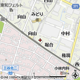 愛知県蒲郡市豊岡町（新田）周辺の地図