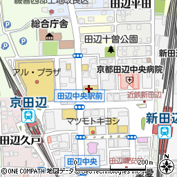 マツヤデンキ京田辺店周辺の地図