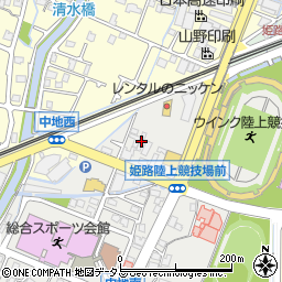 兵庫県姫路市中地429-1周辺の地図