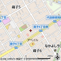 愛知県豊川市蔵子6丁目11周辺の地図