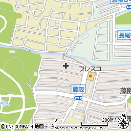 枚方藤阪ハイツＡ２棟周辺の地図