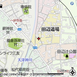 京都府京田辺市田辺道場10周辺の地図