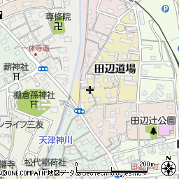 京都府京田辺市田辺道場13周辺の地図