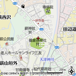 京都府京田辺市田辺棚倉周辺の地図