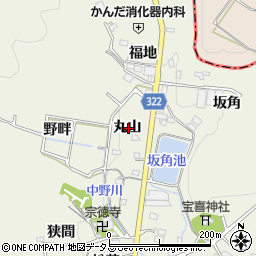 愛知県蒲郡市一色町丸山周辺の地図