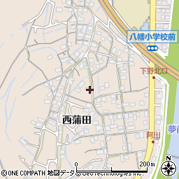 兵庫県姫路市広畑区西蒲田1187周辺の地図