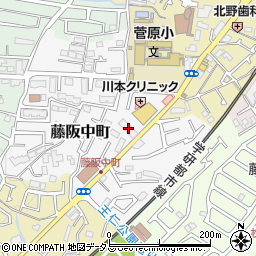 大阪府枚方市藤阪中町11-29周辺の地図