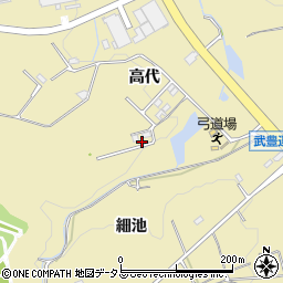 愛知県知多郡武豊町冨貴細池2周辺の地図