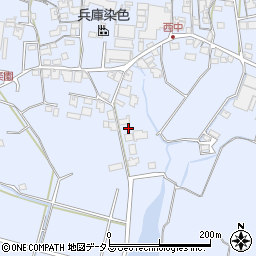 兵庫県加古川市志方町永室8周辺の地図