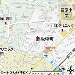大阪府枚方市藤阪中町28-50周辺の地図