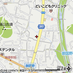 兵庫県姫路市御国野町国分寺607-3周辺の地図