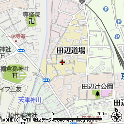 京都府京田辺市田辺道場28周辺の地図
