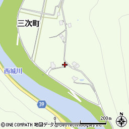 広島県三次市三次町652-2周辺の地図