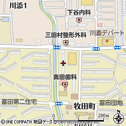 タテヤマ眼鏡店周辺の地図