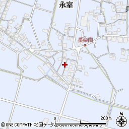 兵庫県加古川市志方町永室438周辺の地図