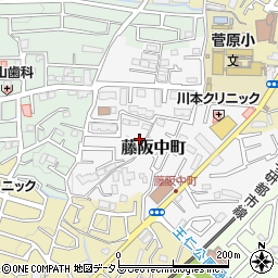 大阪府枚方市藤阪中町28-21周辺の地図
