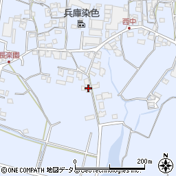 兵庫県加古川市志方町永室68周辺の地図