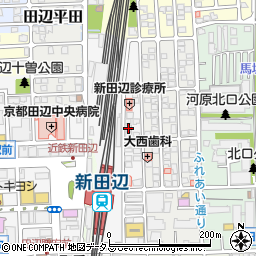 京都府京田辺市河原食田10-20周辺の地図