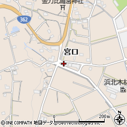 静岡県浜松市浜名区宮口2425周辺の地図