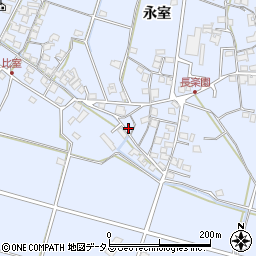 兵庫県加古川市志方町永室564周辺の地図
