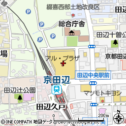 南都銀行アル・プラザ京田辺店１階 ＡＴＭ周辺の地図
