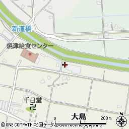 静岡県焼津市大島1468周辺の地図