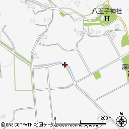 兵庫県神戸市北区八多町深谷周辺の地図