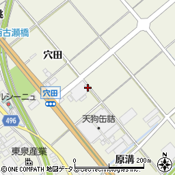 愛知県豊川市白鳥町穴田97周辺の地図
