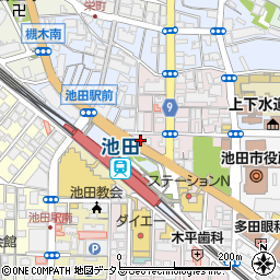 クラスモ　池田店周辺の地図