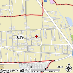 兵庫県姫路市勝原区大谷周辺の地図