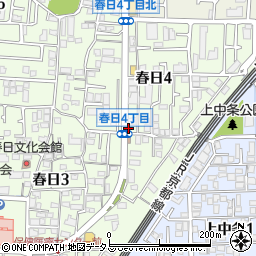 まごころ弁当　茨木中央店周辺の地図