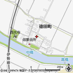 三重県鈴鹿市徳田町1613-3周辺の地図