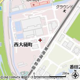 大阪府高槻市西大樋町周辺の地図