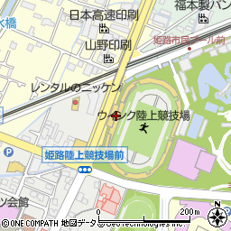 兵庫県姫路市中地377周辺の地図