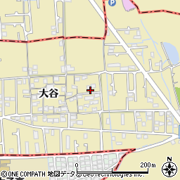 兵庫県姫路市勝原区（大谷）周辺の地図