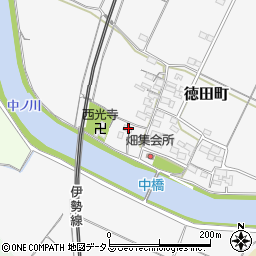 三重県鈴鹿市徳田町1684周辺の地図