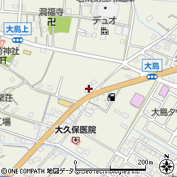 静岡県焼津市大島691周辺の地図