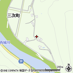 広島県三次市三次町651-2周辺の地図